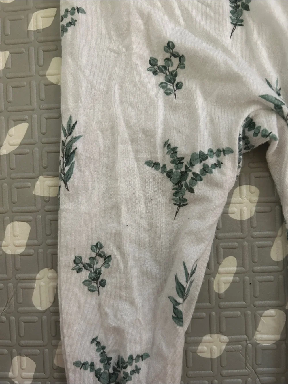 Kyte Baby Zippered Footed Romper - Eucalyptus